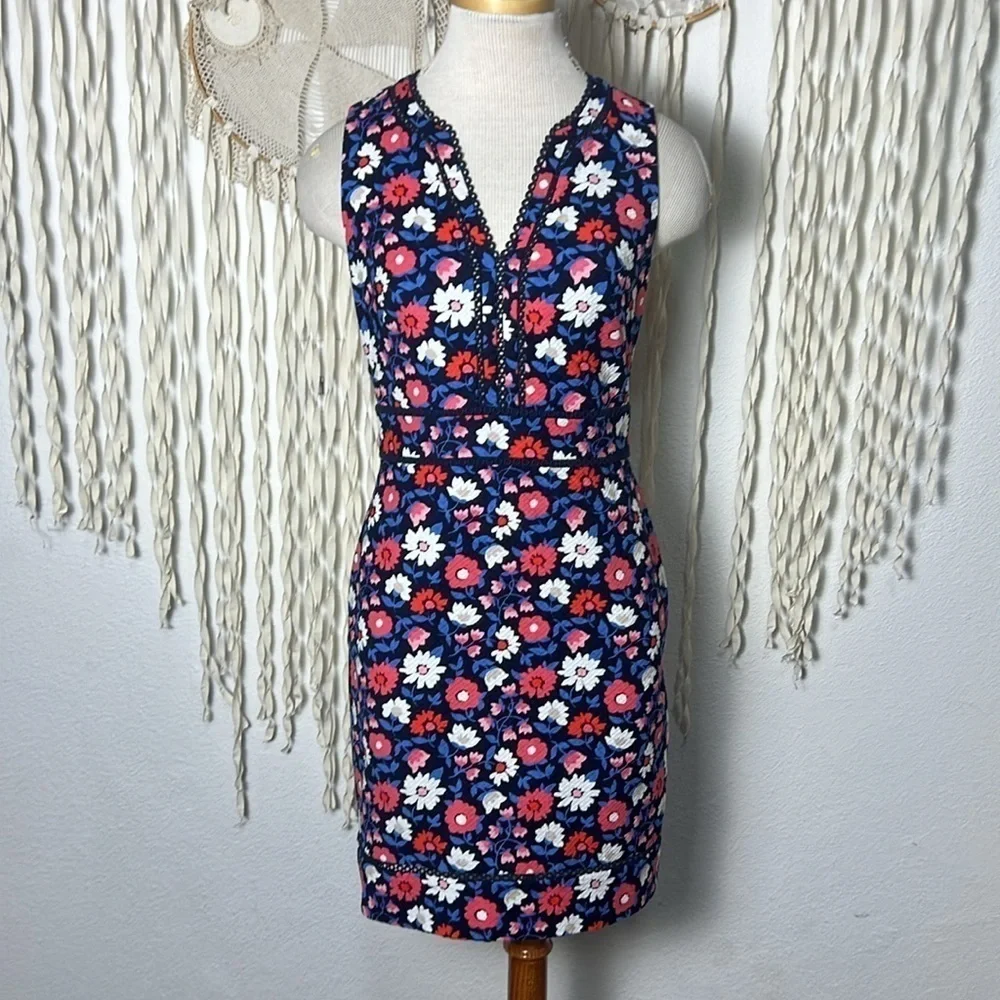 Kate Spade Shore Thing Daisy Jacquard Sheath Dress Size 2